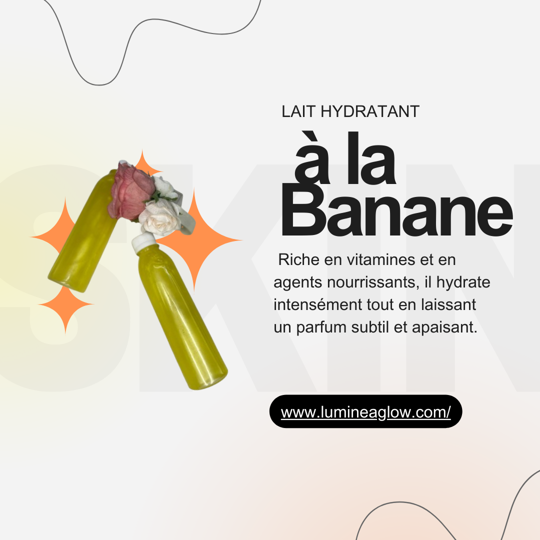 Lait Hydratant à la Banane Curcuméa™