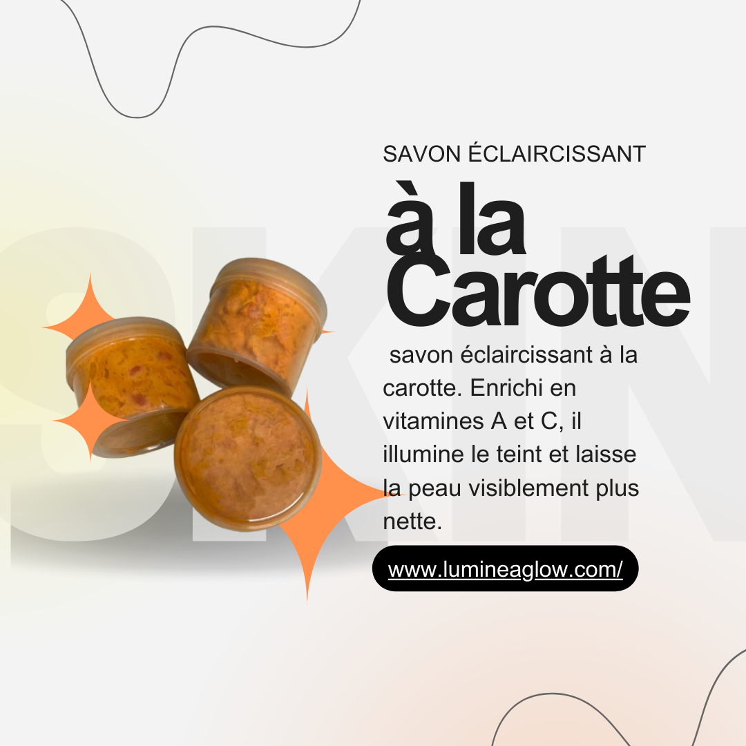Savon Éclaircissant à la Carotte Curcuméa™
